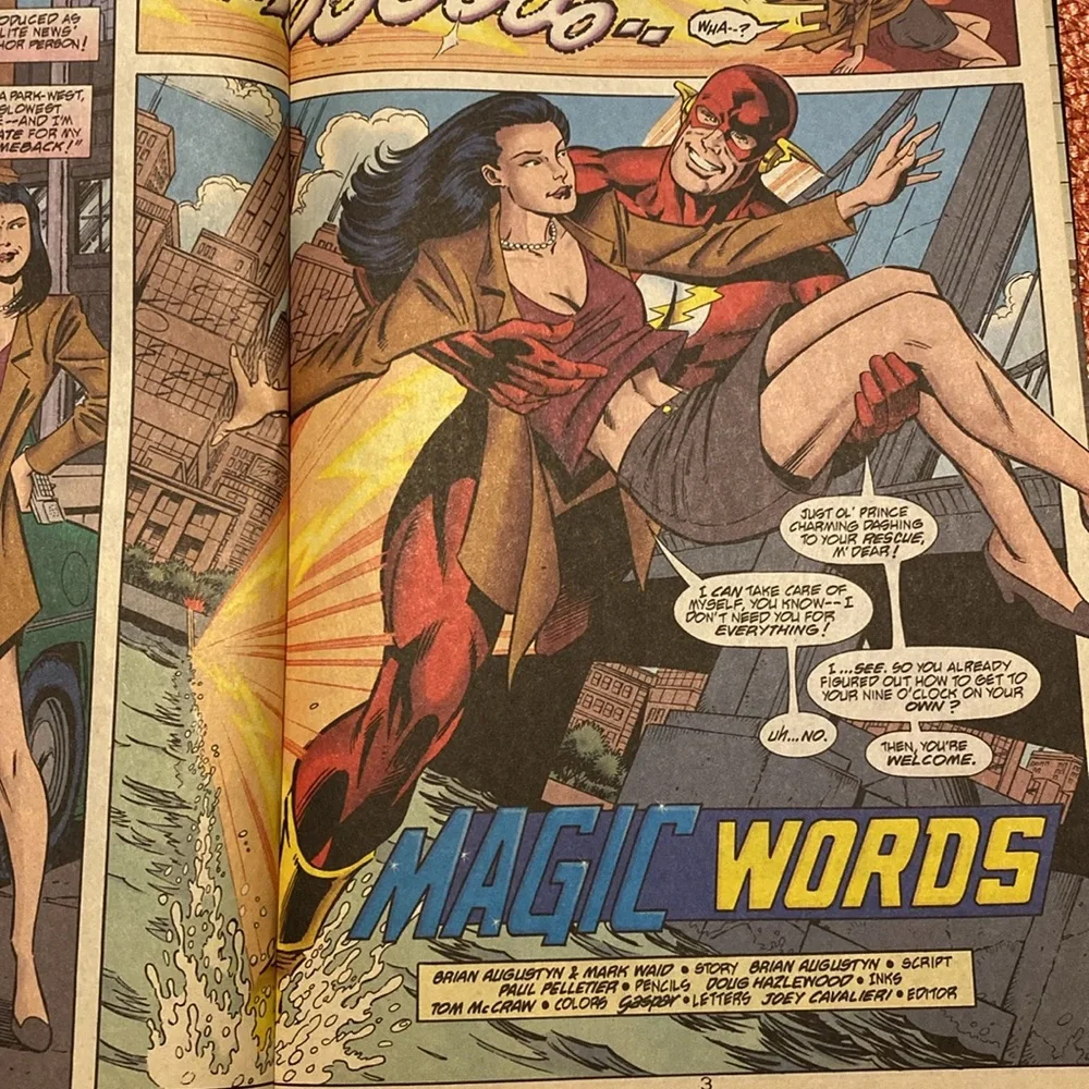 DC Comic- The FLASH Must Outrace SHAZAM !...#162 July 2000